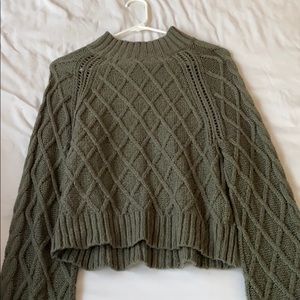 Olive Green Sweater SIZE SML AMERICAN EAGLE
